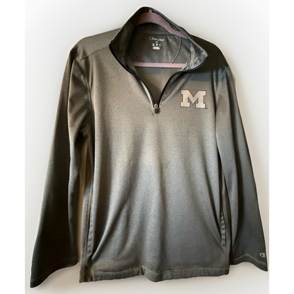 Champion Michigan‎ Wolverines 1/4 Zip Pullover  Size Medium